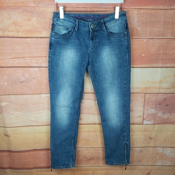 📣2/40$📣 ESPRIT 94107 ankle zip stretch jeans size 29 - Picture 4 of 10